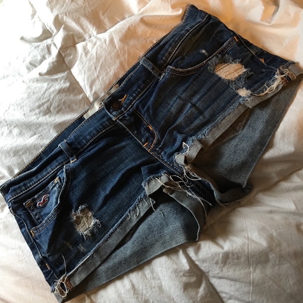 Hollister jean shorts